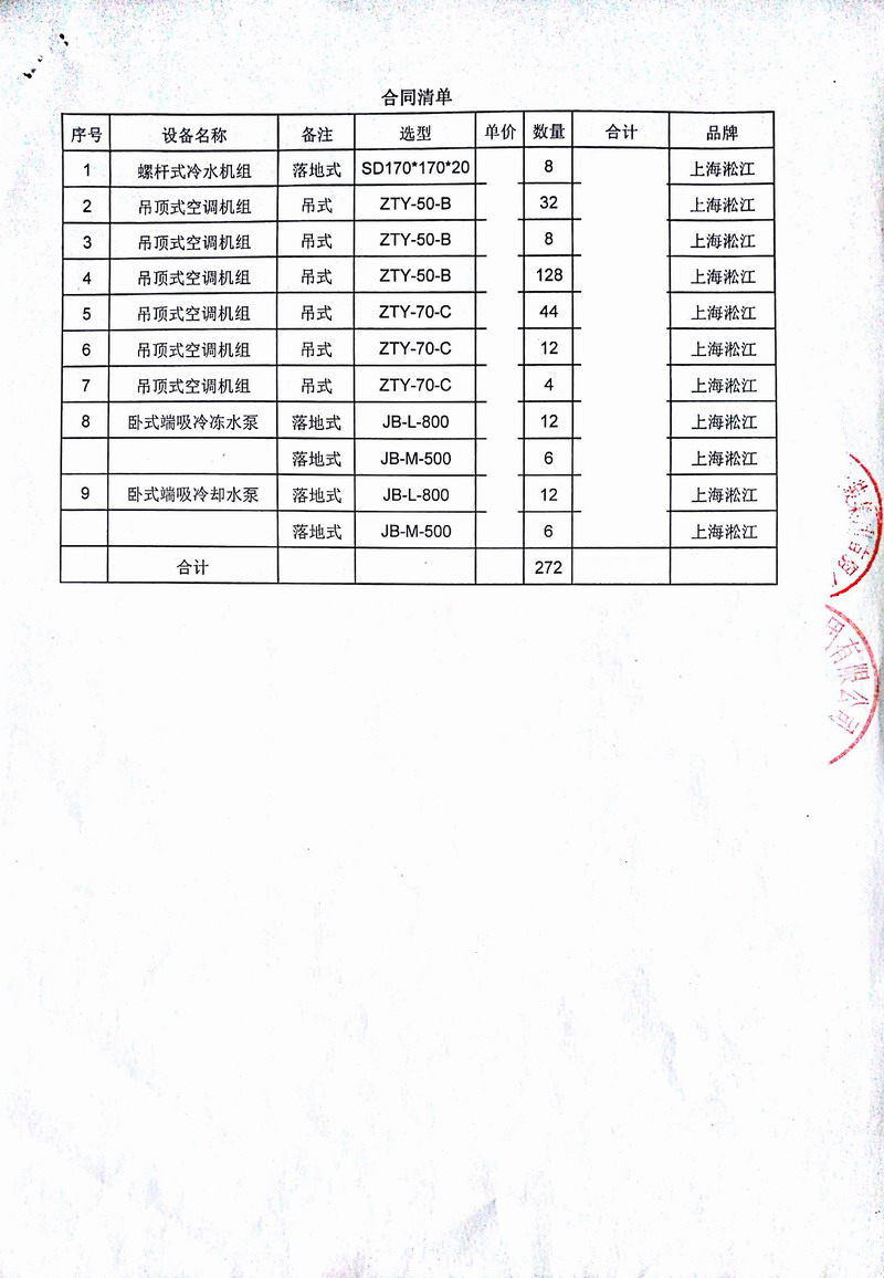 【案例】吊*式空調機組彈簧減震器